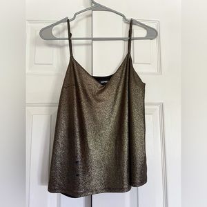 Express Metallic Tank Top